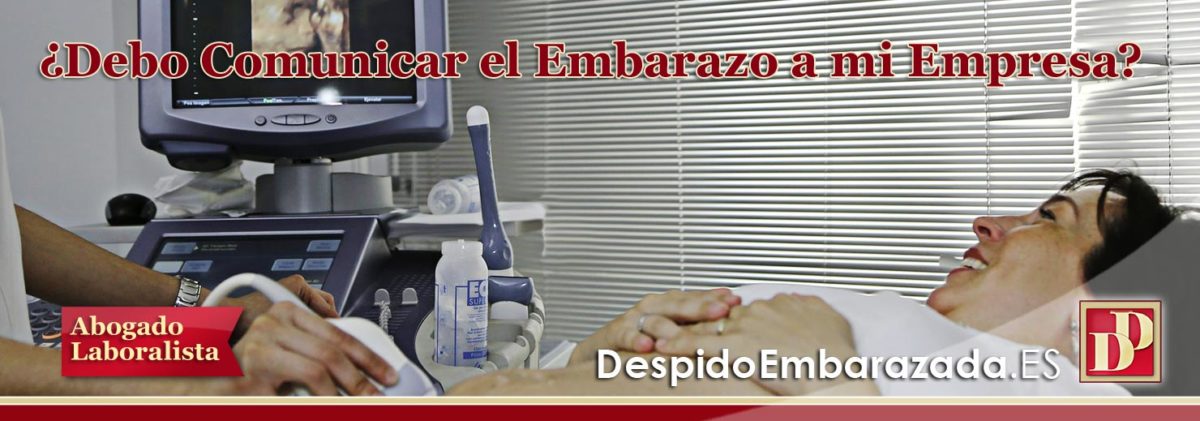 Comunicar mi Embarazo a la Empresa, ¿estoy obligada a hacerlo?